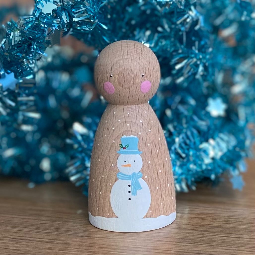 Peg Doll, Christmas Collection - Snowman Melodie 