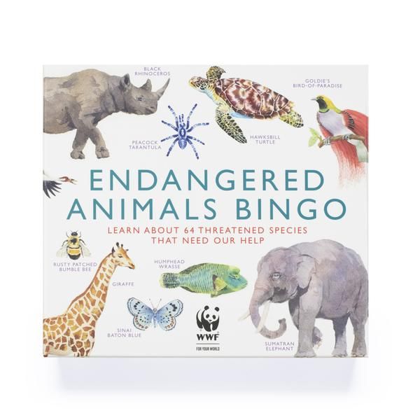 Endangered Animal Bingo