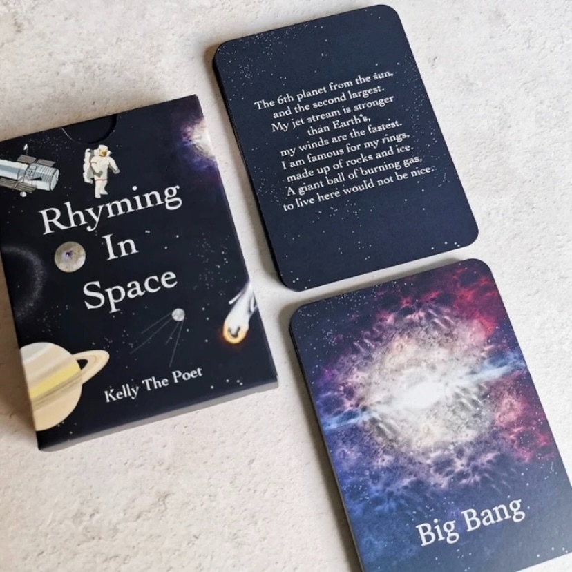 Educational Cards - Rhyming In Space