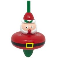 Santa Spinning Top