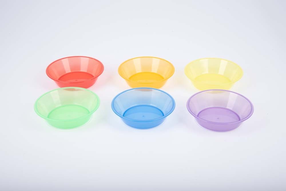 Translucent Colour Sorting Bowls Set