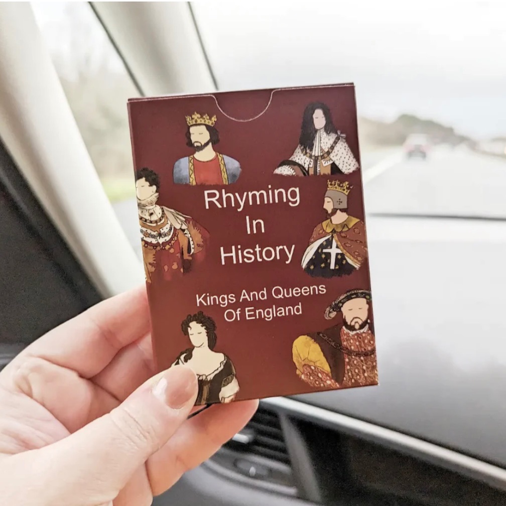 Educational Cards - Rhyming in History - Kings and Queens
