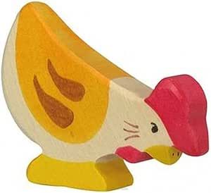 Hen, Pecking - Holztiger