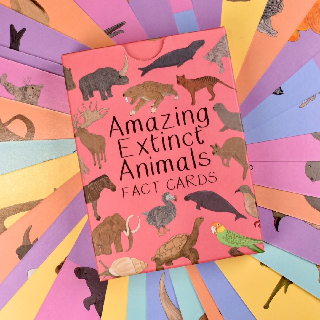 Amazing Extinct Animal Fact Cards
