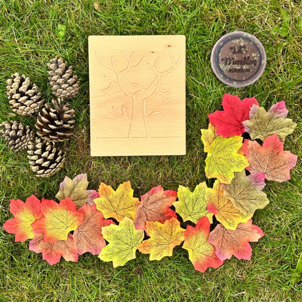 Autumn - Double Sided play base and loose parts bundle