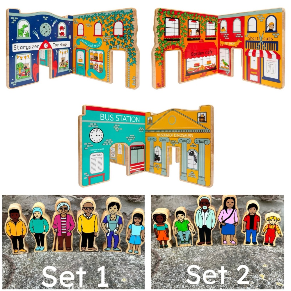 Present ideas - Town Play Scene - FREE Figures