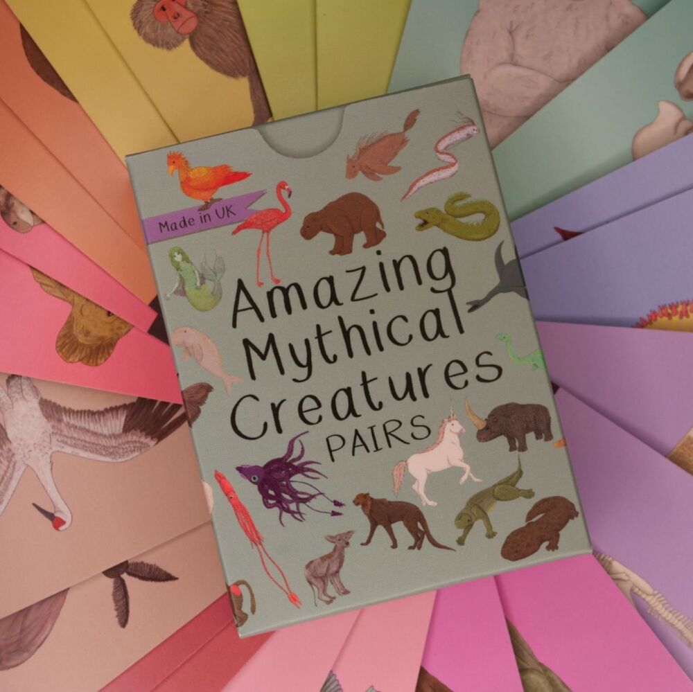 Amazing Mythical Creatures - Matching Pairs Game