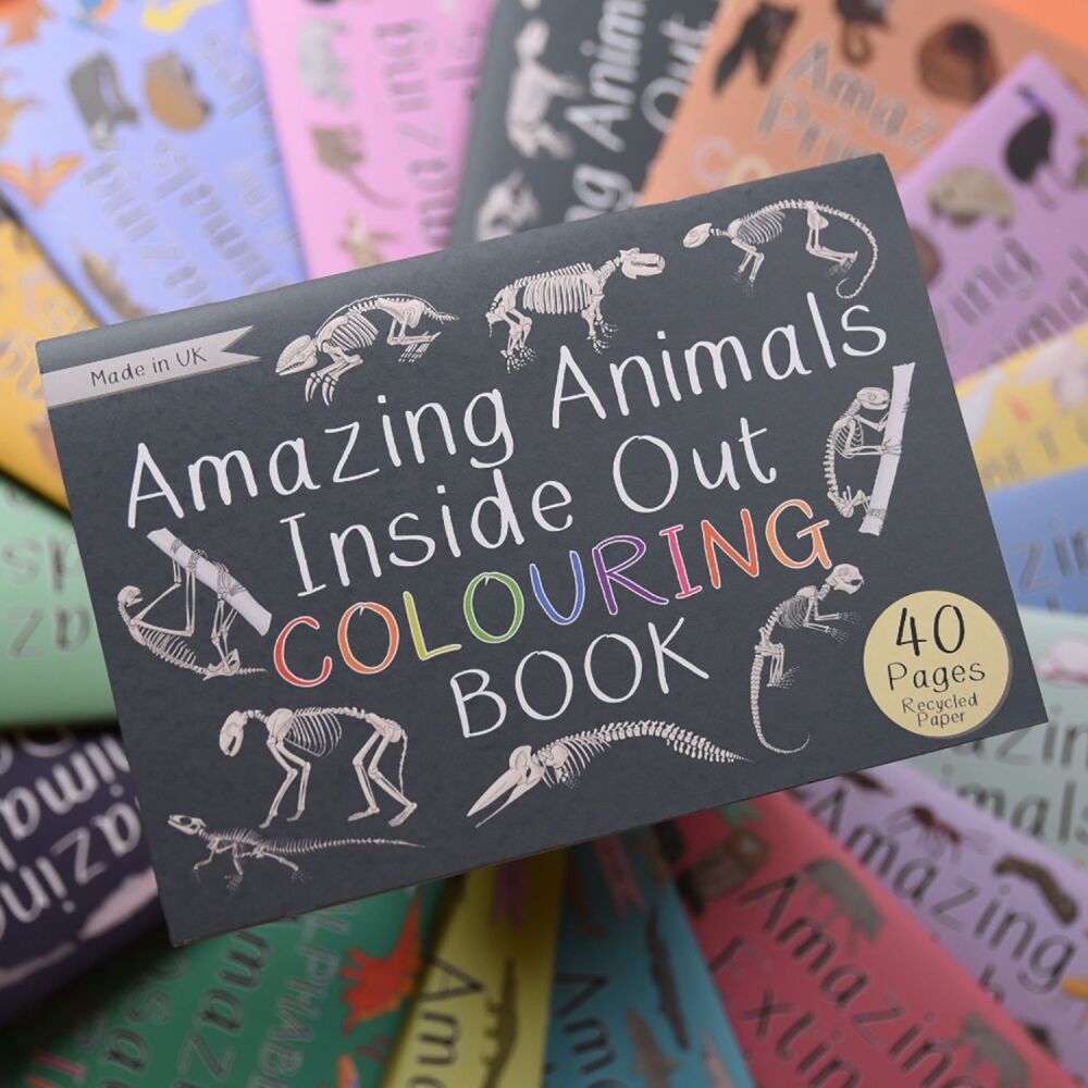 Amazing Animals Inside Out Colouring In Book