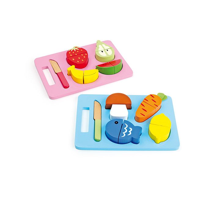 Food Cutting Tray - Pink or Blue