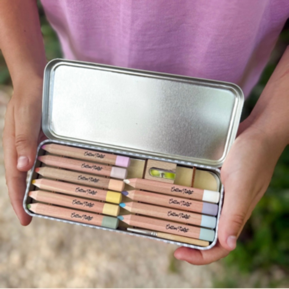 Water colour Pencils in Tin -PASTEL