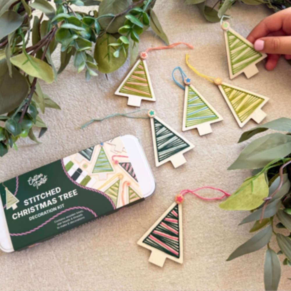 Stitched Christmas tree Decorations Kit