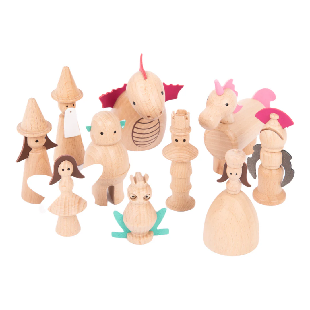 Wooden Enchanted World Figures