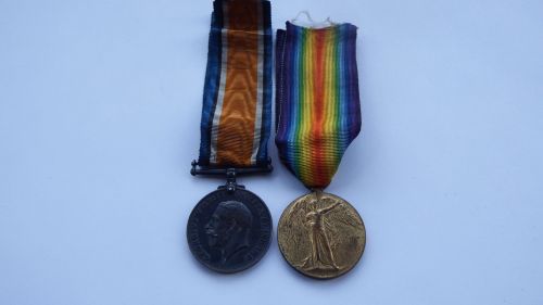 Pair to 73065 Pte A Moore Durh LI / Taken prisoner 18/4/1918 at Estaires