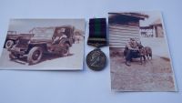 GSM  EII Malaya 22945107 Pte L Braywood SOM LI / with two copied pictures of the recipient 