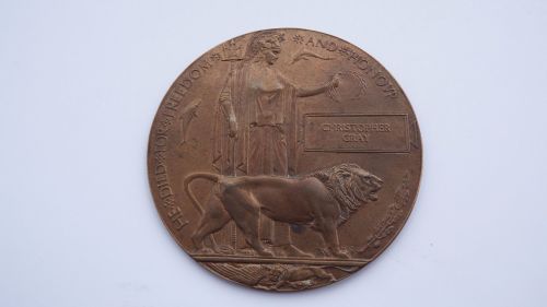 Memorial Plaque to Christopher Gray