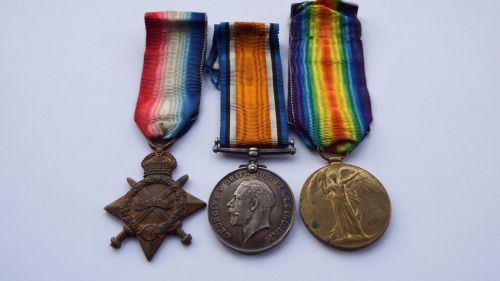1914/15 Trio to 2283 Colour Sergeant H Brownbridge DLI