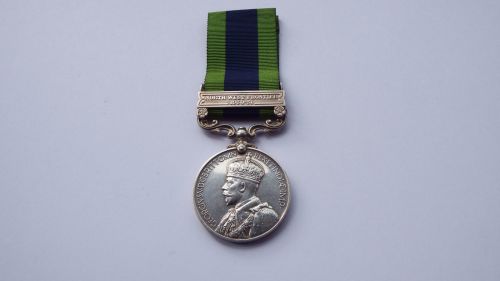 IGS Medal NWF 1930/31 to 4446393 Pte W Monaghan Durh L I