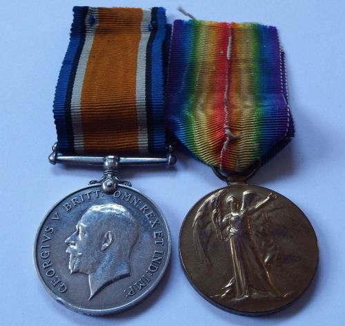 Pair to 98493 Pte W J Warren RAMC / served in Russia with black sea force
