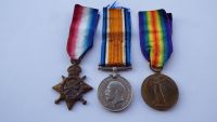 1914/15 Trio to 7/3000 Pte H M Edminson Durh L I / From Sunderland 