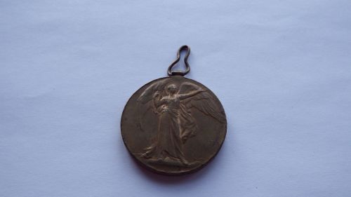 Victory medal to 891 A SJT J B Birkett Northd Fus / Tyneside Irish 