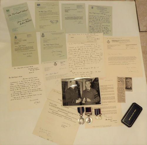 Outstanding RAF Queens Gallantry Medal Group for the Attack on RAF Nicosia