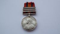 Queens South Africa Medal to 3130 Pte C Wallace 1 LN Lanc Regt