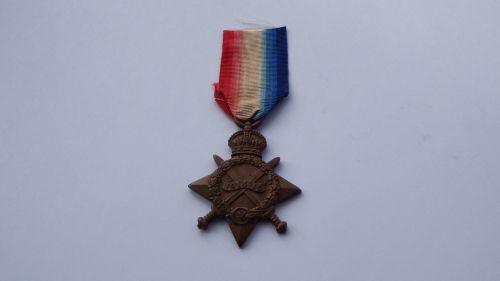1914/15 Star to 11379 Pte W Ray Ches R