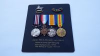 Casualty GV Military Medal group to 26268 Pte G Dewhurst 4/ Liverpool Regt / killed in action