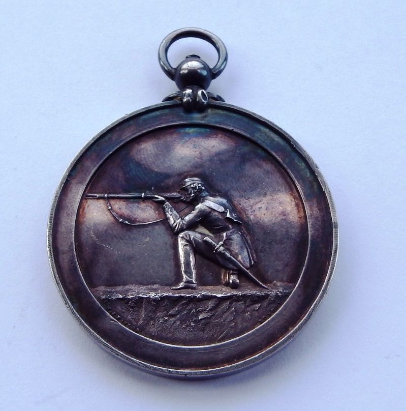 Solid Silver Shooting Medal to Sergt W Newman 10th Surrey Rifle Volunteers