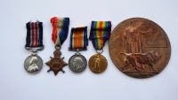 MM 1914/15 Trio and Plaque to 3/2861 L/Cpl W Reilly 2/ York and Lancaster Regt
