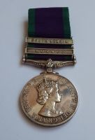 An exceptionally rare and poignant GSM awarded to Trp Brown SAS / killed by a sniper in Aden