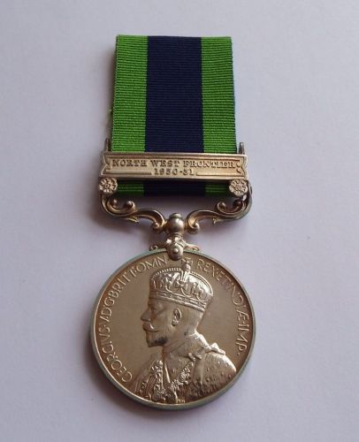 Indian General Service Medal NWF 1930/31 to Pte R Watson KOYLI / 6 Commando