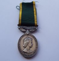 EII Territorial Efficiency Medal to 22282470 SGT G Moon RE