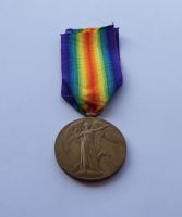Victory Medal to 8/2954 C SJT J Nicholson Durh L I / MSM Winner