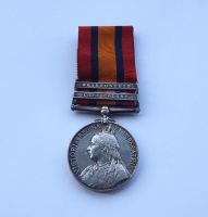 Queens South Africa Medal to 9262 Pte C Gilby Cldstm GDS / Died Bloemfontein 16th April 1900