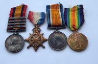 Boer War and Great War group to 2295 Pte C Walters Notts and Derby Regt