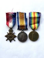 1914/15 Trio to 20696 SJT A G Cheshire Notts and Derby R / Gallipoli Veteran
