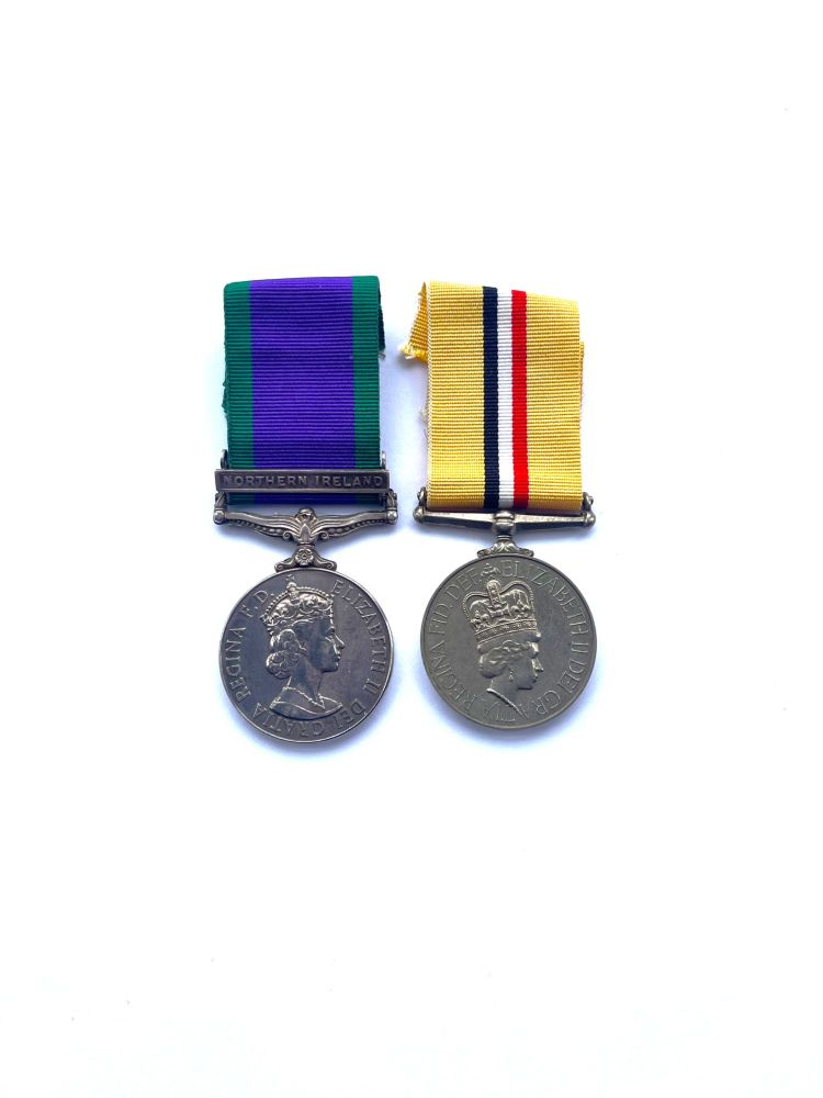 Campaign pair to 25141035 Pte M A Phillips Devonshire and Dorset Regt