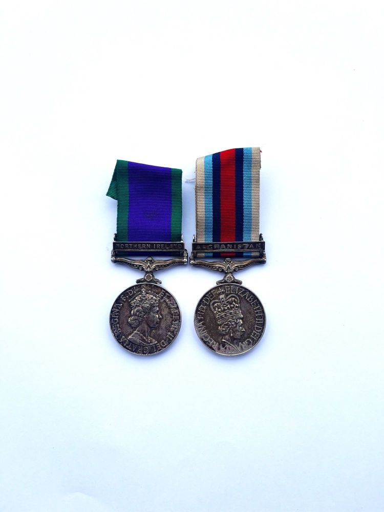 Campaign pair to 25100480 Pte L J Wynn Worcestershire and Sherwood Forester