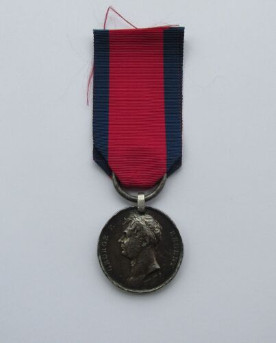 Waterloo Medal to Samuel Chapman 12th Lt Drags