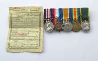 Great War Military Medal group to S SJT Williams RAMC / 6th Field Ambulance