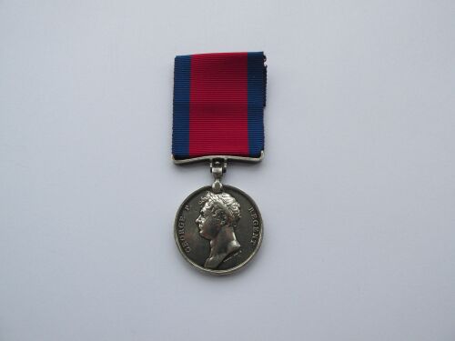 Waterloo Medal to Corporal John Crossley 2nd Batt Gren Guards / Severely wo
