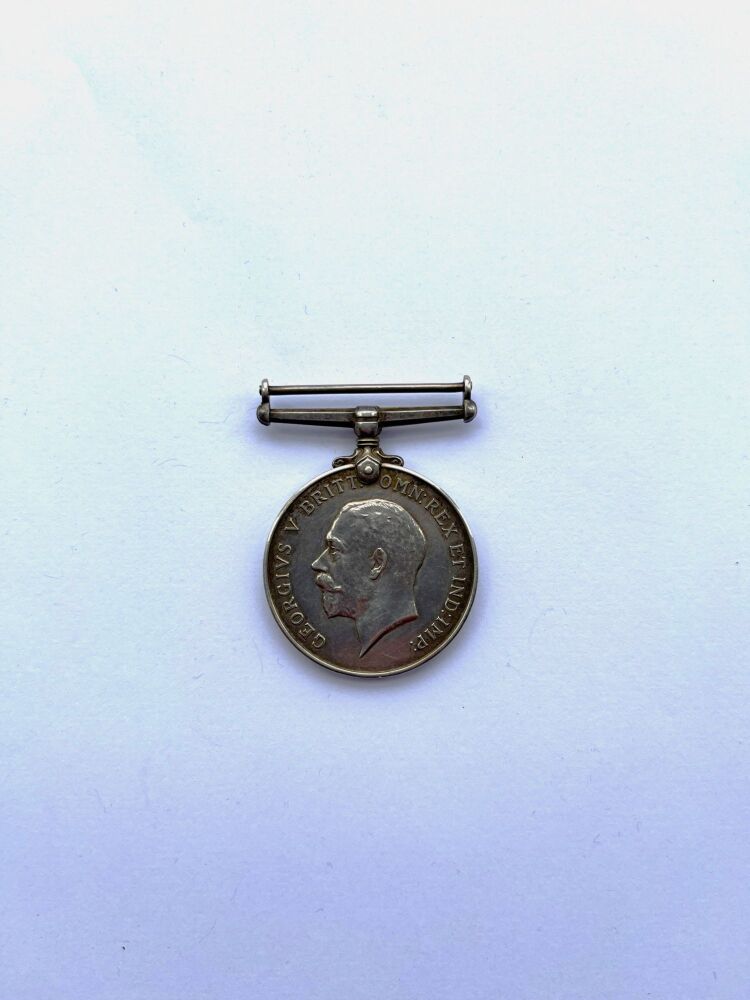 Casualty British War Medal to 13002  Pte E Maywall KOYLI / Saint Julien Dre
