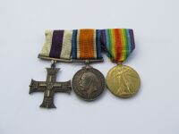 A November 1918 Military Cross Group to Captain T Groarke Cheshire Yeomanry