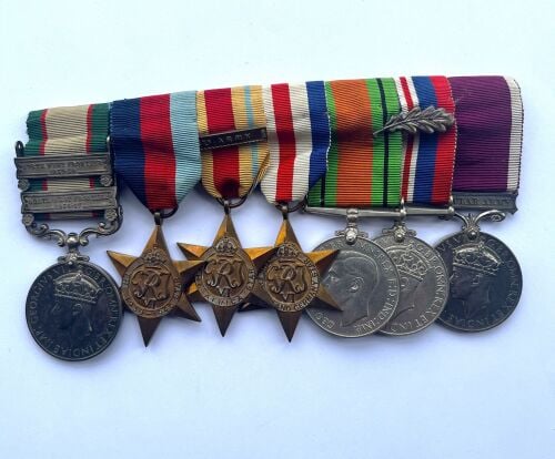 WW2 Mentioned in Despatches to Major QM Peter Smith Cole Royal Artillery