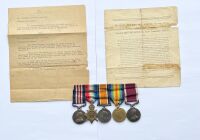 A Battle of Arras MM Group with citation to S SJT Howard A Corps Signal Coy RE