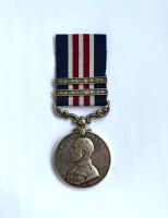 A Regimentally Unique Military Medal and Two bars to Sgt Collinson 9th Bn Yorkshire Regiment