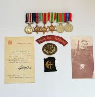 WW2 Military Medal Italian Theatre group to Cpl Clarke Royal Irish Fusiliers for San Salvo