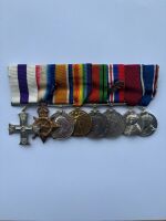 A Great War Pilots Military Cross group to Group Captain Gould RAF / Commanded 21 Squadron and had one confirmed kill