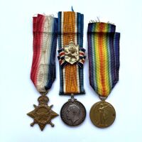 1914/15 Trio to 2971 Pte A Barclay Manch R